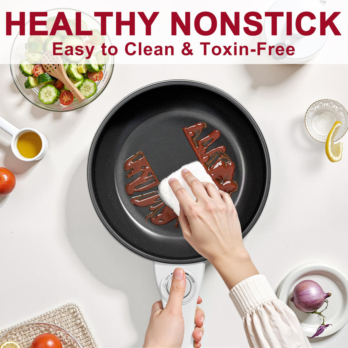 No-fuss noodles prepared quickly with DEZIN pot.