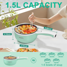 DEZIN hot pot silicone turner included enables effortless sauteing and serving