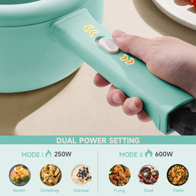 DEZIN silicone spatula included for safe sautéing and serving.