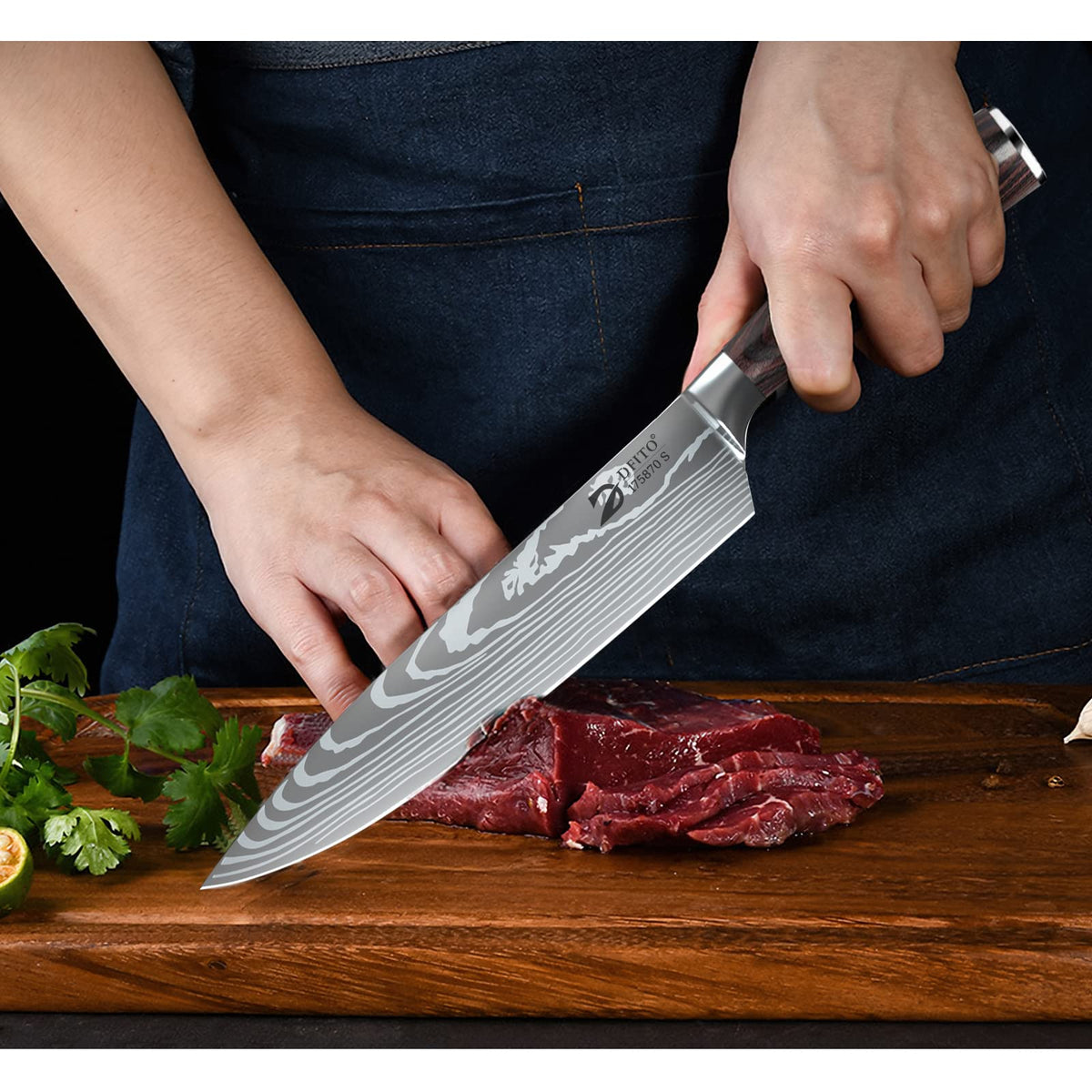 Dfito knife bolster and joint design for stability