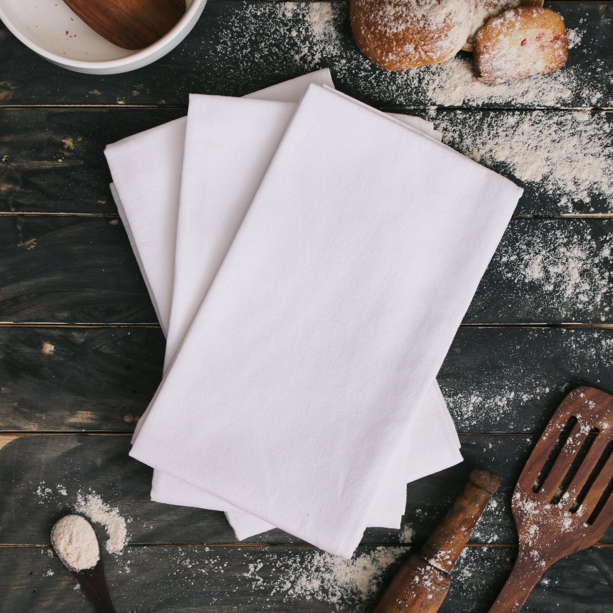 DG Collections flour sack towel ready for embroidery on fabric