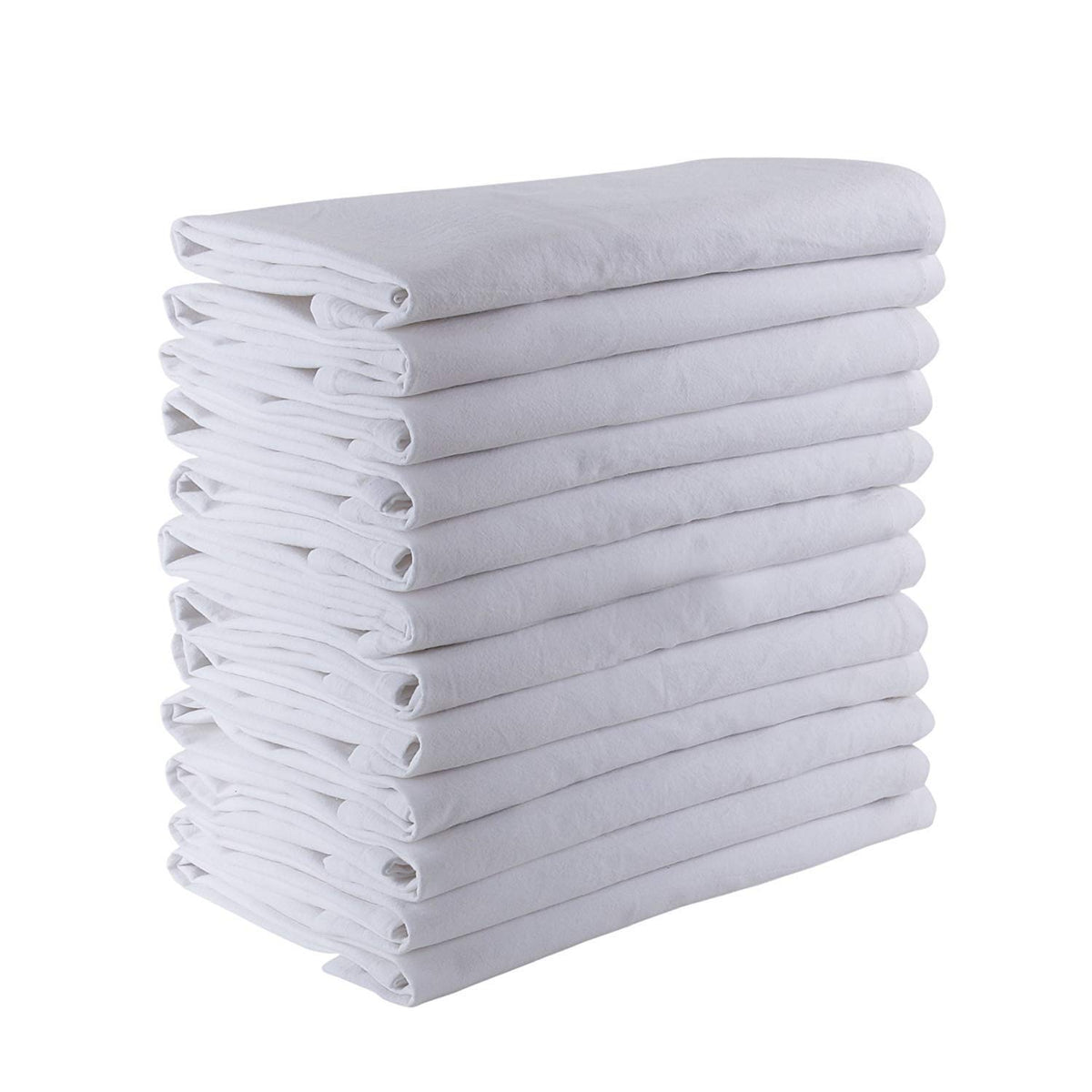 DG Collections flour sack towel supports screen printing with a smooth surface