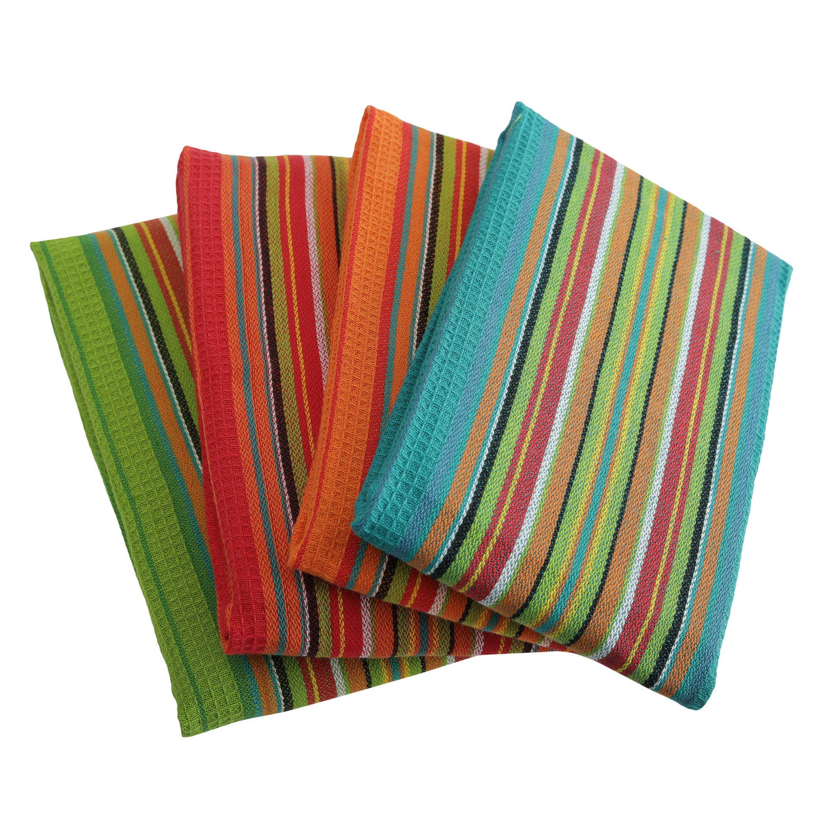 DG Collections salsa towels four-pack pack shot for home and restaurant use