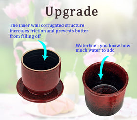 dgudgu dishwasher-safe butter crock for easy cleanup.