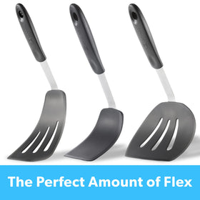 DI ORO Living ergonomic grip spatula designed for comfortable, extended use.
