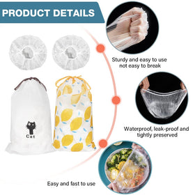 DI QIU REN BPA-free PE plastic keeps leftovers protected