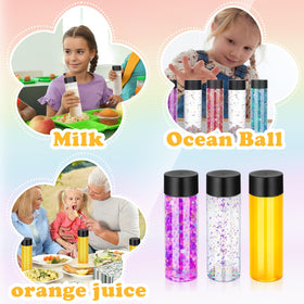 DI QIU REN clear bottle with cap offers quick visual access to contents