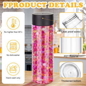 DI QIU REN water bottle transparent design supports easy monitoring during travel