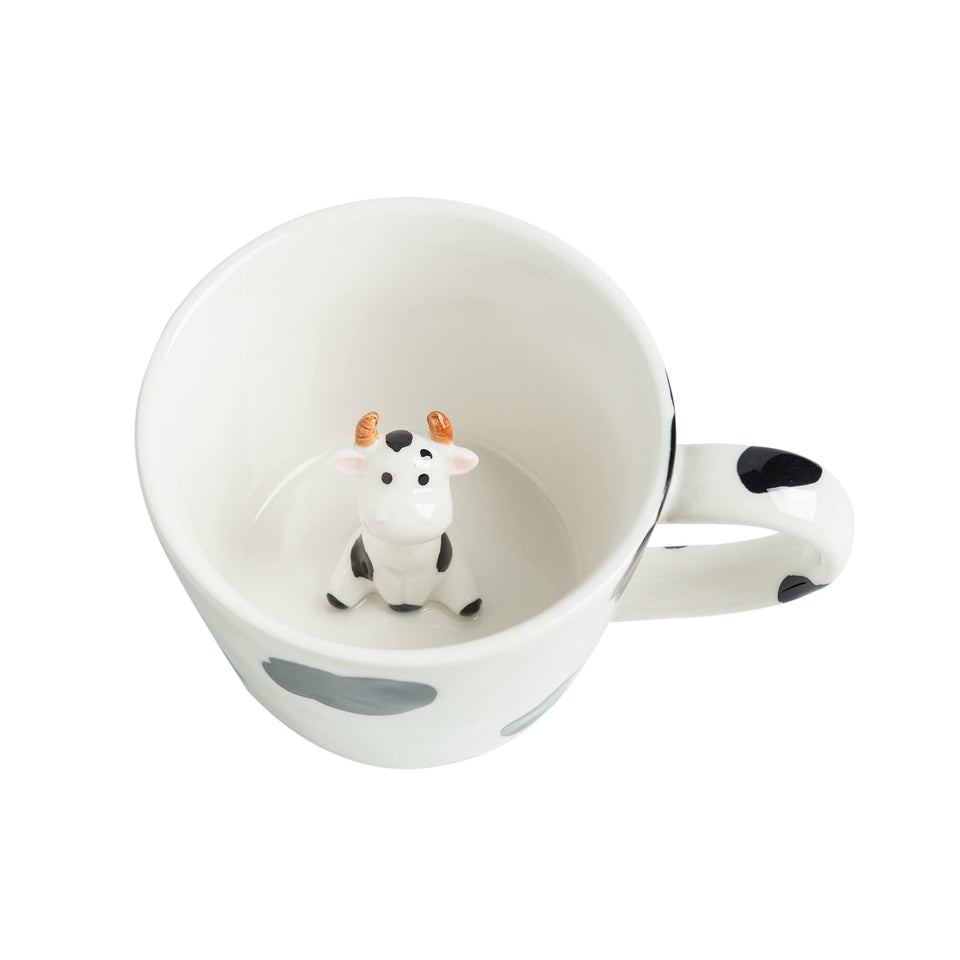 Dihoclub cow inside 3D mug reveals a playful peek with every sip.