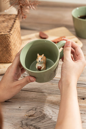 Each DIHOclub mug is unique with hand-painted details