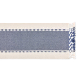 DII cotton table runner 13x108 with fringe adds texture to the table.