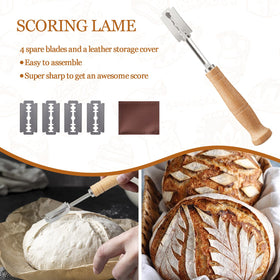 Dimpola oval 9-inch baskets set for versatile bread shaping
