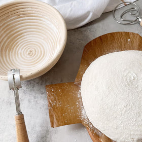 Dimpola kitchen basket setup elevates your baking space with artisanal charm