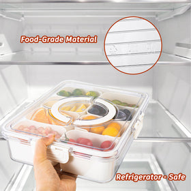 Dingerjar clear snack organizer makes snacks easy to view and access