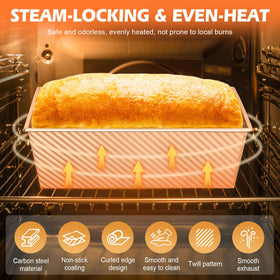 Dipanist 2-pack bread baking tools set included for easy bread prep.
