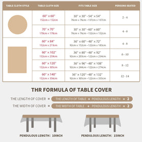 DISENB family dinners shine with this bright floral tablecloth