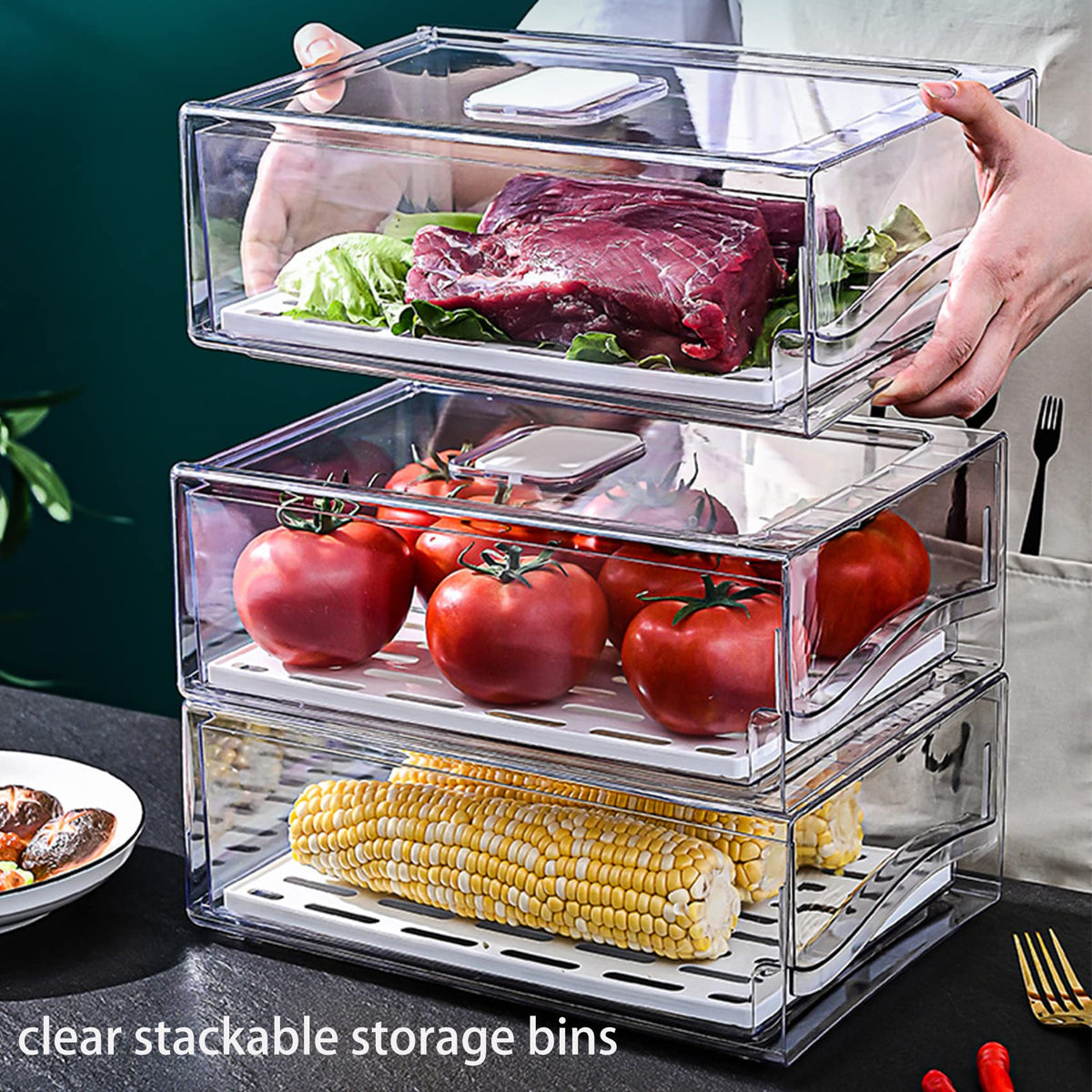 Diskary durable fridge organizer with sturdy construction.