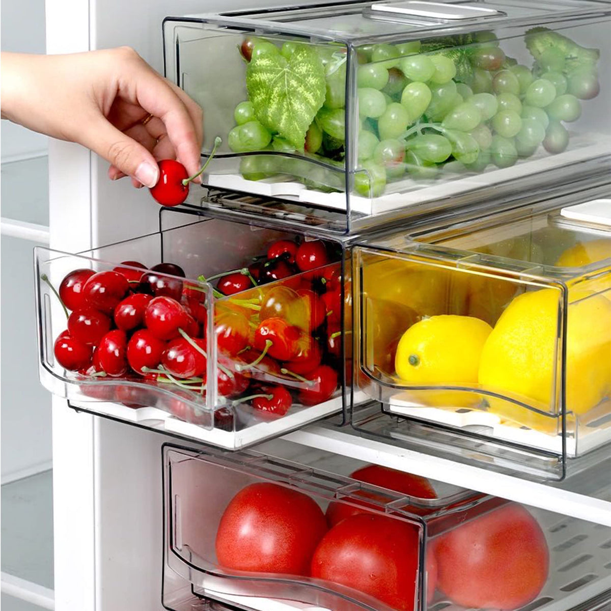 Diskary two-drawer set offers flexible configuration for meals.