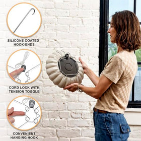 Display Buddie wall-plate display arrangement ideal for seasonal or everyday decor