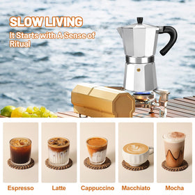DITOSH 600ml capacity ideal for home or camping coffee needs