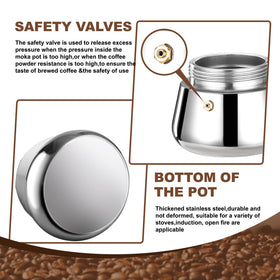 DITOSH compact moka pot ideal for both home and camping setups