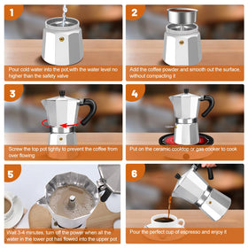DITOSH moka pot showcases Italian classic design and inviting aroma