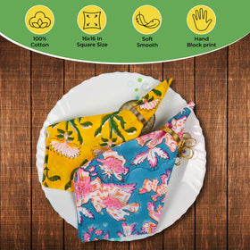 DIYANA IMPEX cotton napkins, square 16x16 inches, offer quick-dry and soft, durable use