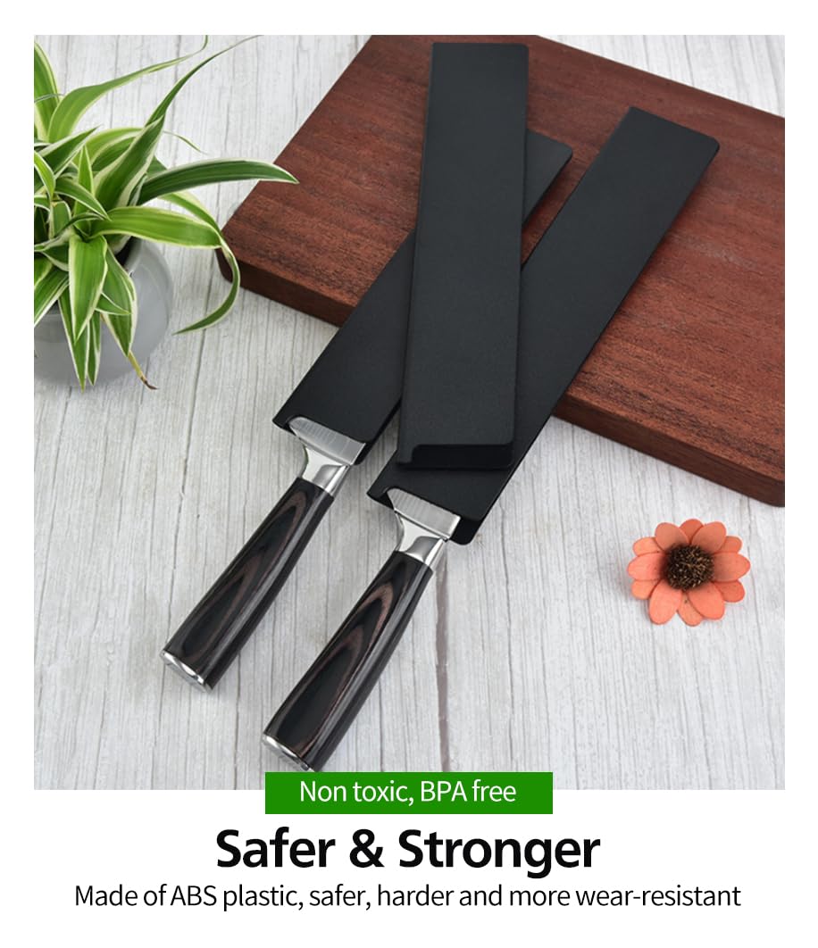 DkOvn 10.6-inch knife edge guard shields medium to long blades.