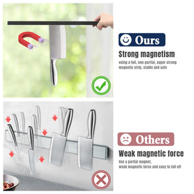 Dmore-stainless-steel-knife-rack-304 resists rust while maintaining a sleek, minimalist look