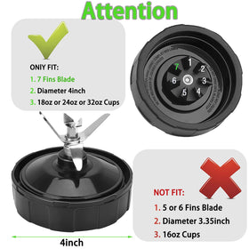 Dmsmisi 7-Fins blade for powerful blends