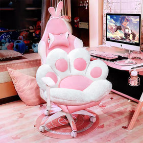 DOBUONO cat paw cushion side view showing thick padding for seating
