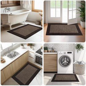 DOMUSTEX low-profile entrance mat fits under doors without snagging