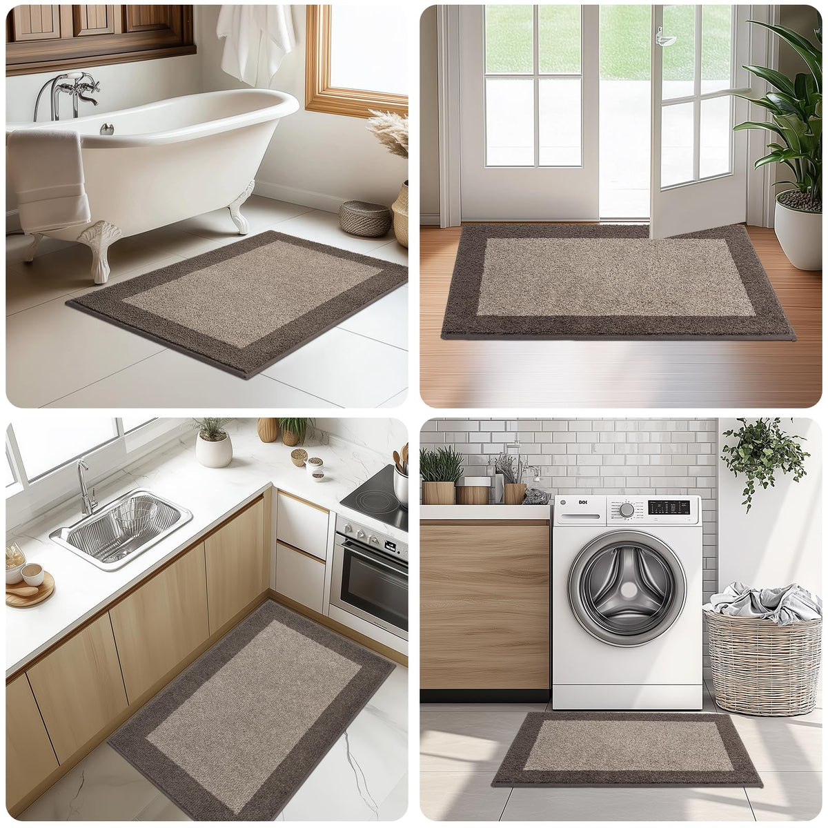 DOMUSTEX multiroom-use rug fits kitchens, entryways, living areas with versatile style