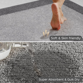 DOMUSTEX non-slip backing provides safety on smooth floors.