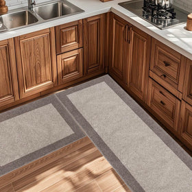 DOMUSTEX rug with reinforced edges designed for long-lasting wear in hallways