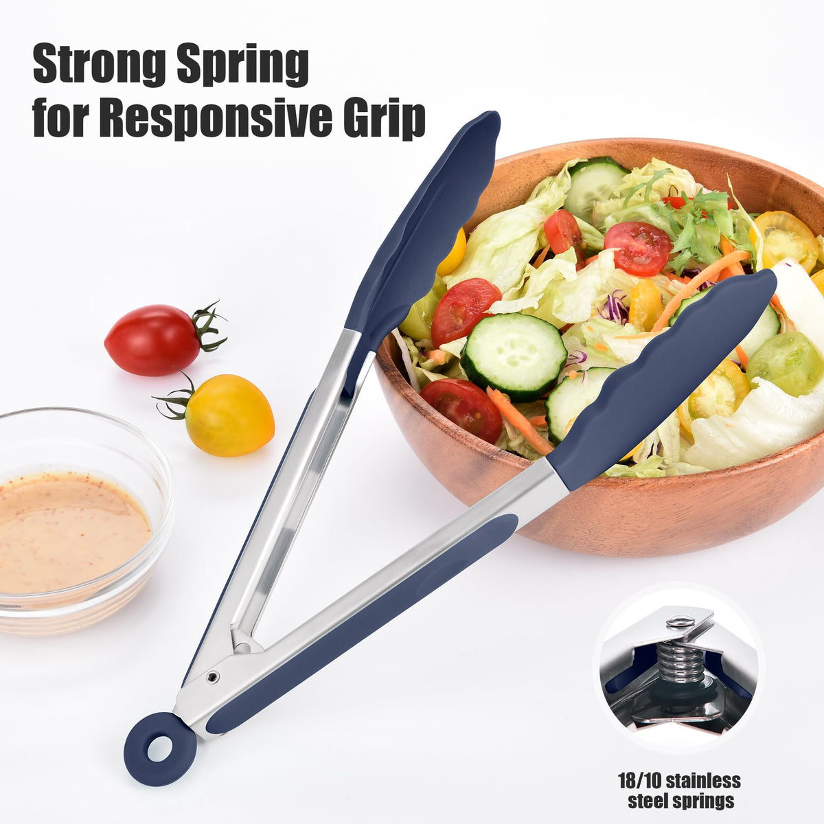 Doosu kitchen tongs suited for indoor and outdoor cooking tasks