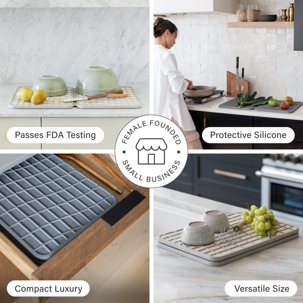 Dorai Home Dish Pad made from eco-friendly materials.