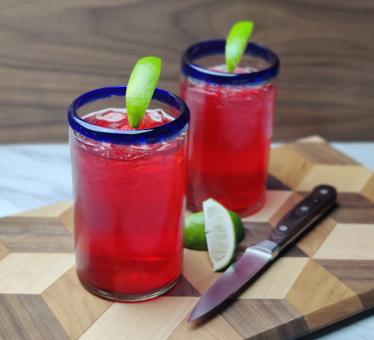 Dos Sueños 14-ounce capacity for water, juice, or iced tea.