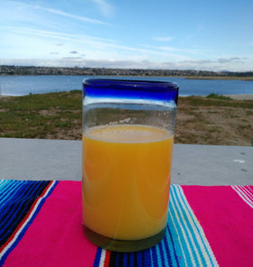 Dos Sueños dishwasher-safe top rack glasses for easy cleaning.