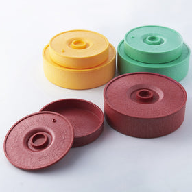 DOTERNITY tortilla warmer red adds vibrant kitchen color and warmth.