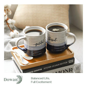 Dowan 20oz mug ideal for coffee, tea, or soup.