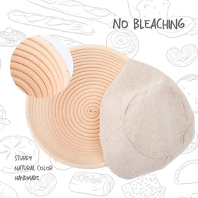 DOYOLLA sourdough-proofing basket arrangement demonstrates simple bread making workflow.