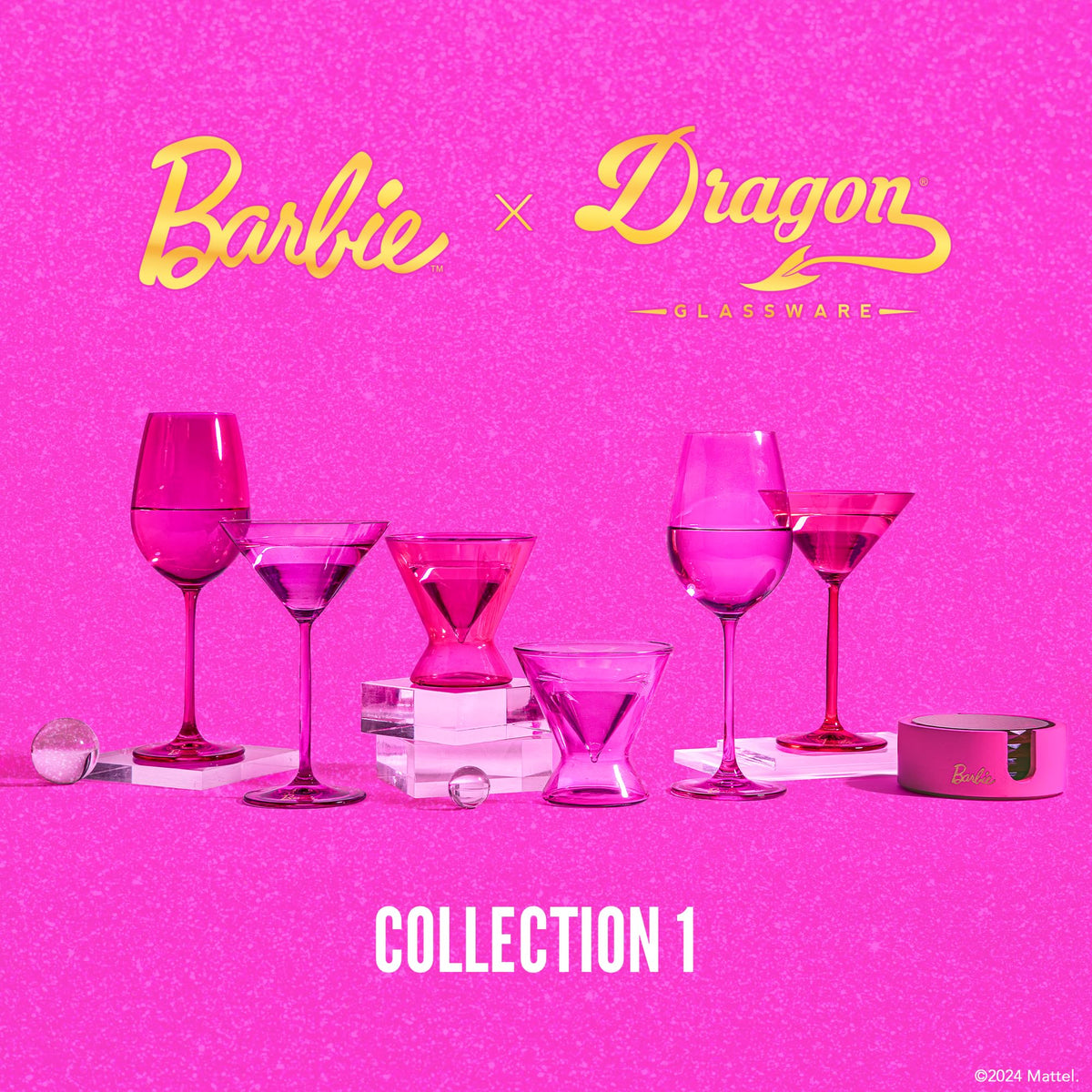 Dragon Glassware Barbie daily-use crystal glasses are easy to clean.