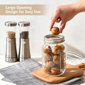 Dralaw BPA-free glass jar suitable for everyday use