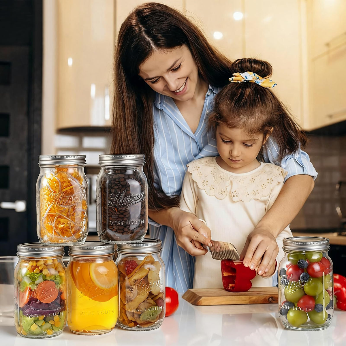 Dralaw dishwasher-safe mason jar for quick cleanup