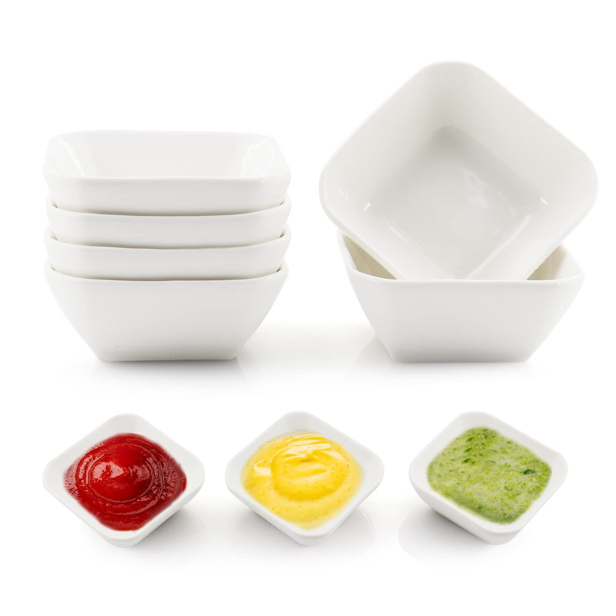 DRAONGYE ultra-strong dipping bowls suit multiple condiments and desserts.