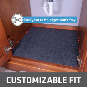 Waterproof backing of Drymate mat preventing liquid seepage