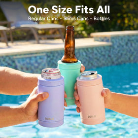 DUALIE Lavender fits standard 12oz cans for everyday use.