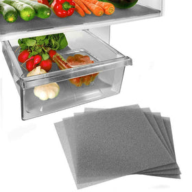 Grey drawer liner blends with interiors for discreet protection.