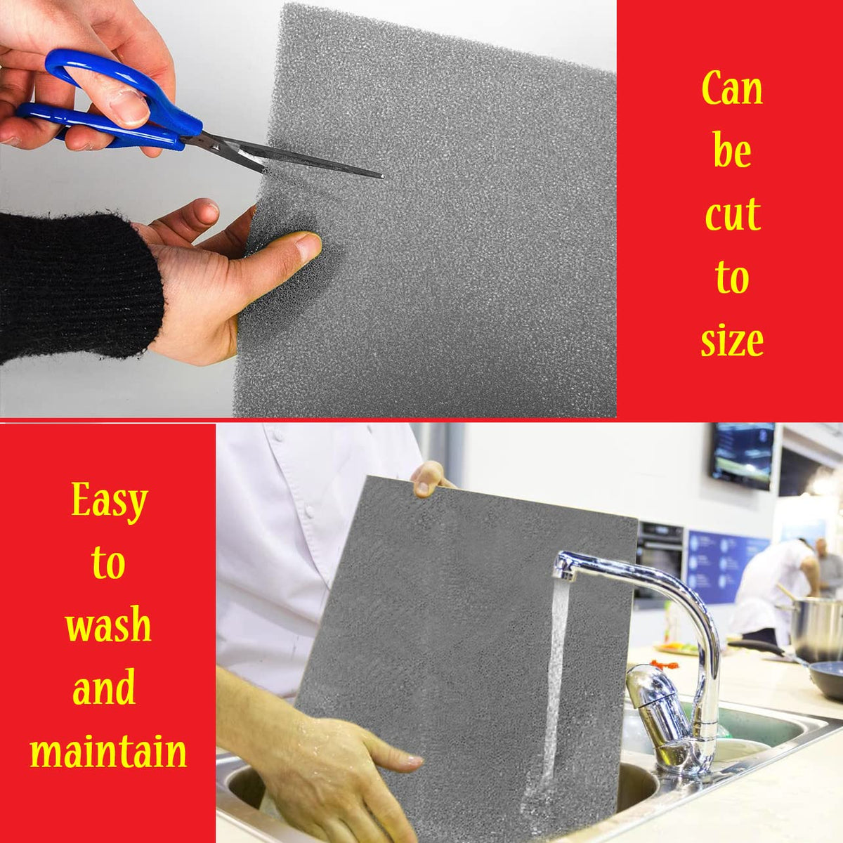 Absorbs moisture and controls odors to keep produce tasting fresh.